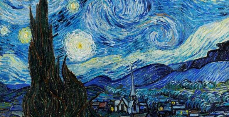 Van Gogh.  A noite estrelada, 1889