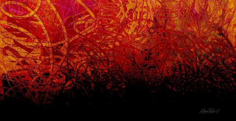 Ann Powell. Fire dance