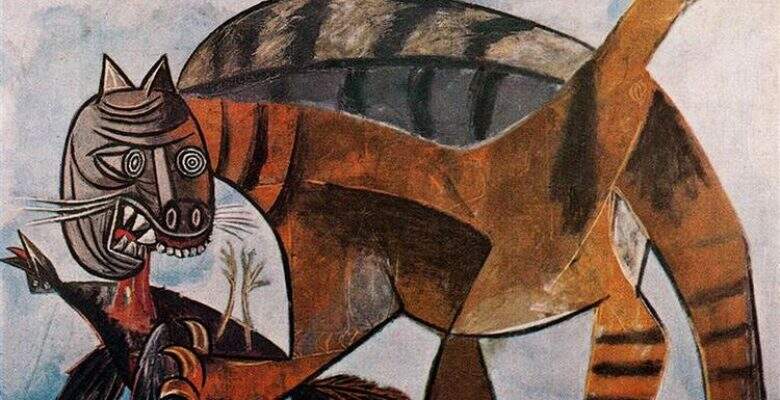 Pablo Picasso, Cat eating a bird